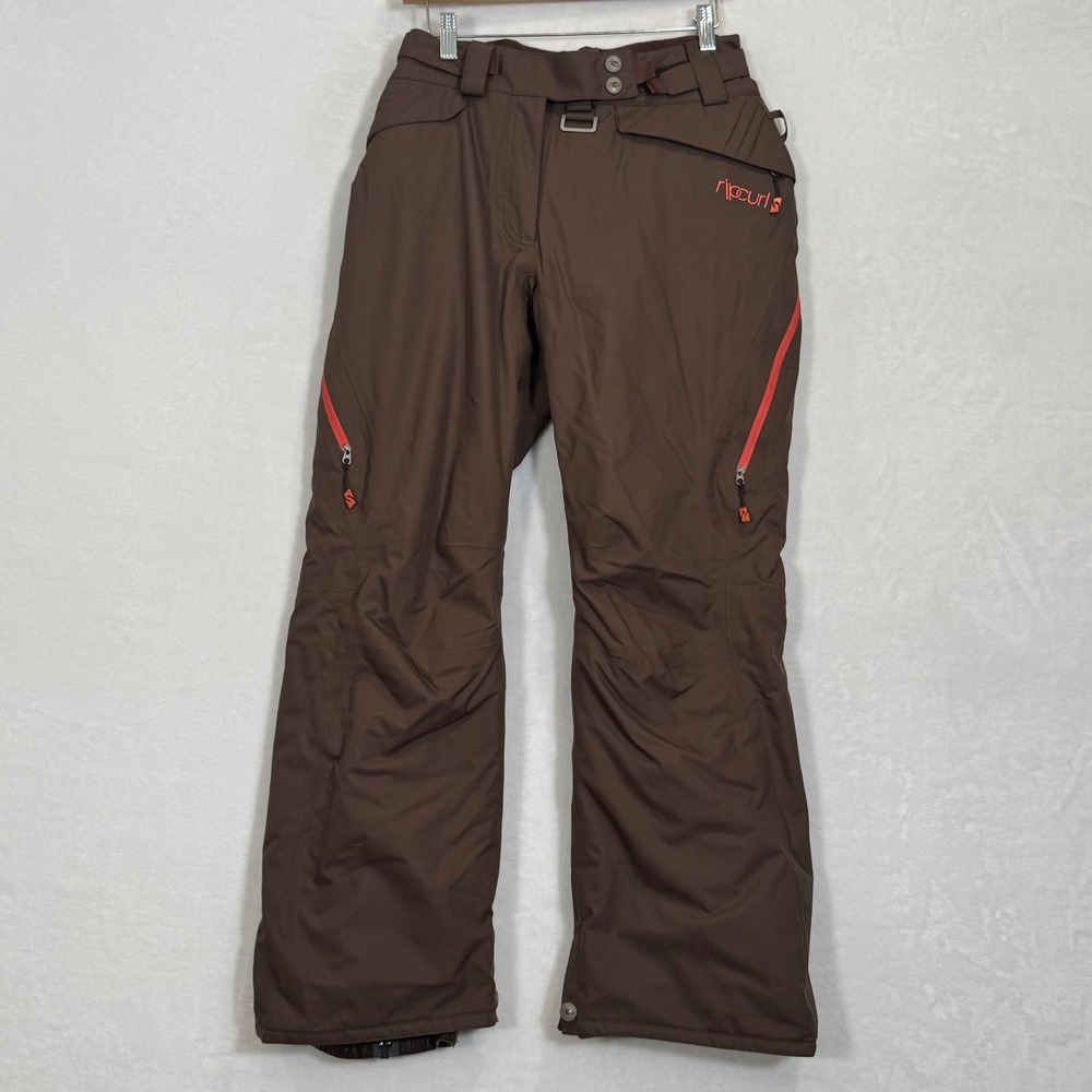 Rip Curl Brown Dermizax RECCO Snow Pants Small